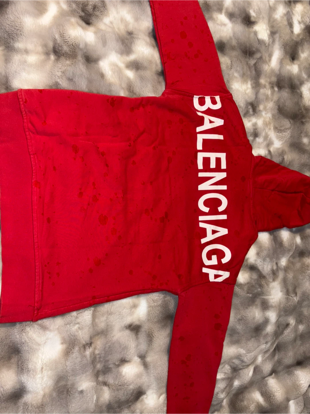 Balenciaga Red Hoodie