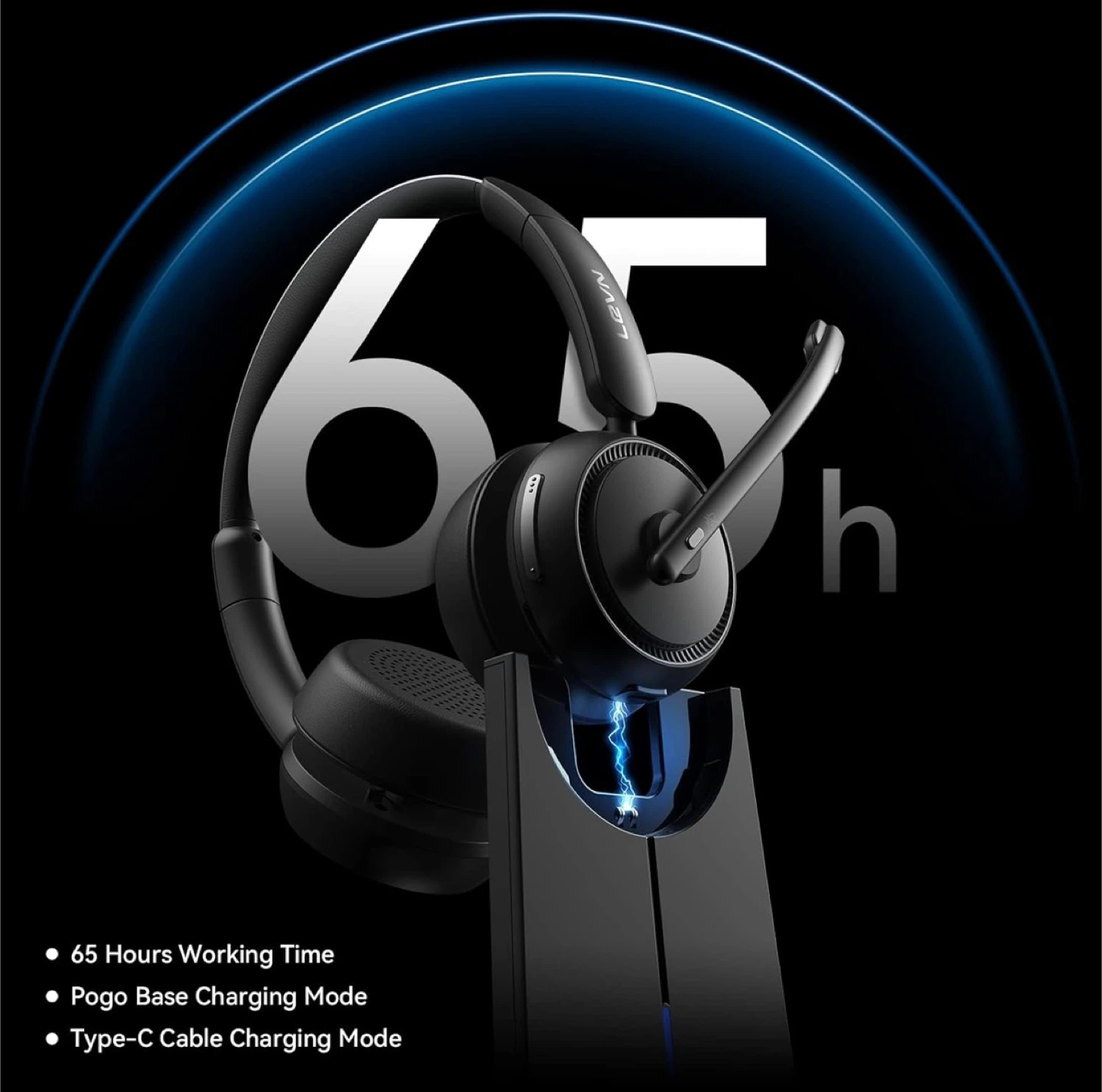 LEVN Wireless Headset with Mic for Work - photo 3