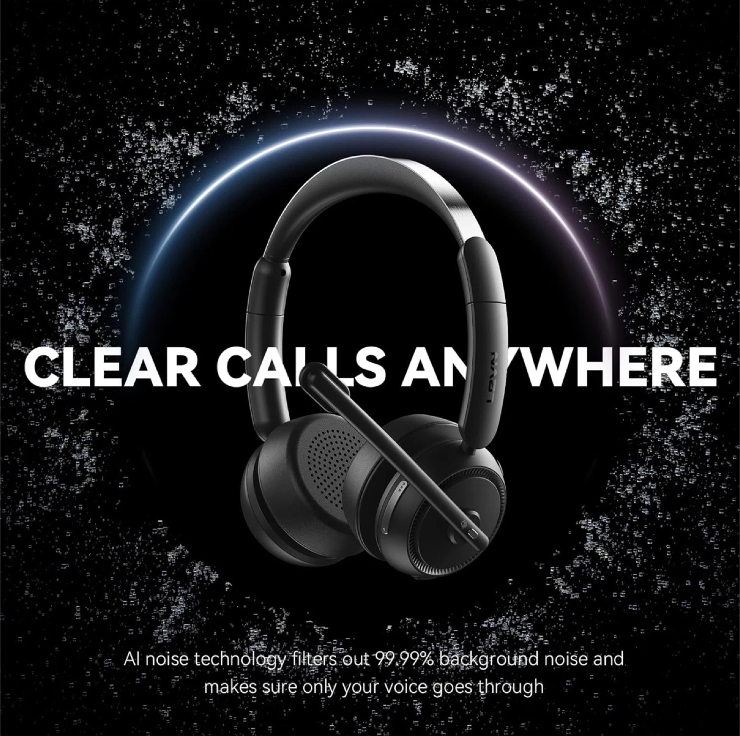 LEVN Wireless Headset with Mic for Work - photo 2
