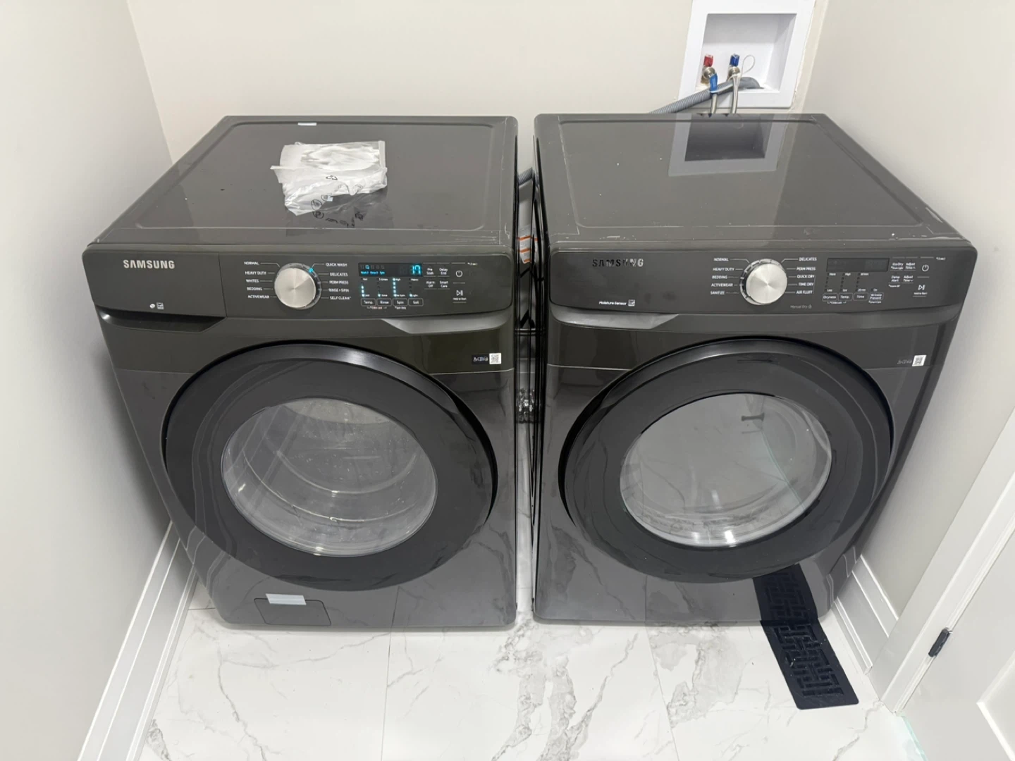 Samsung Front Load Washer and Dryer Set - photo 2