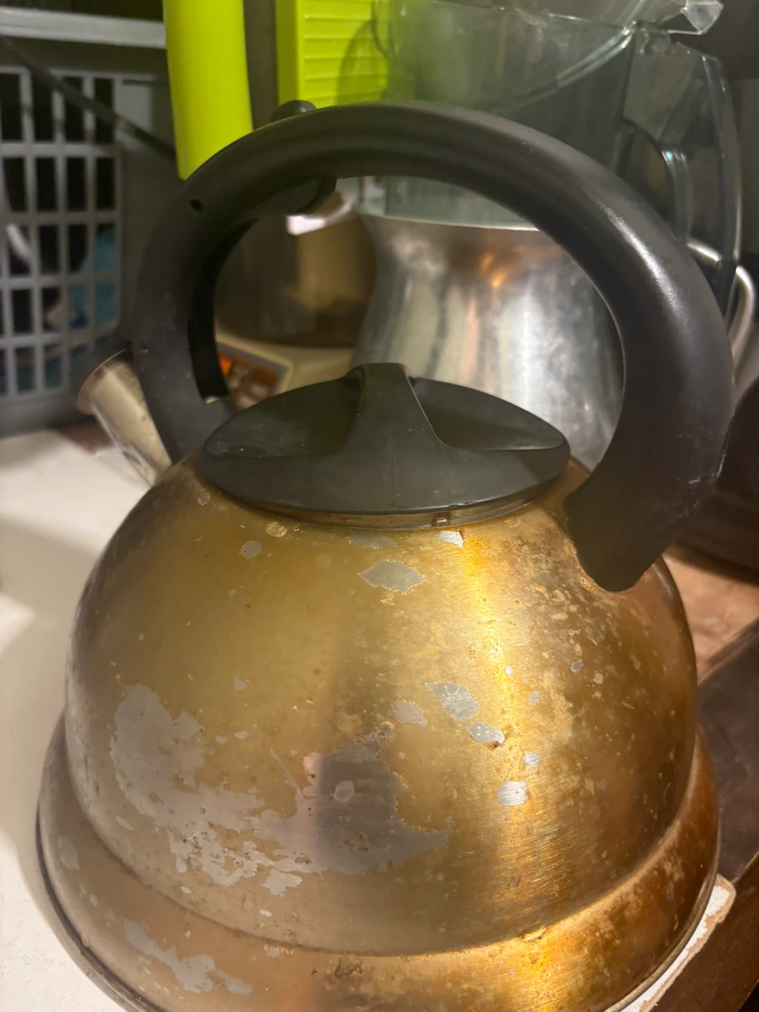Assorted Kitchenware Pots, Kettle, Rice Cooker, and Strainer - photo 2
