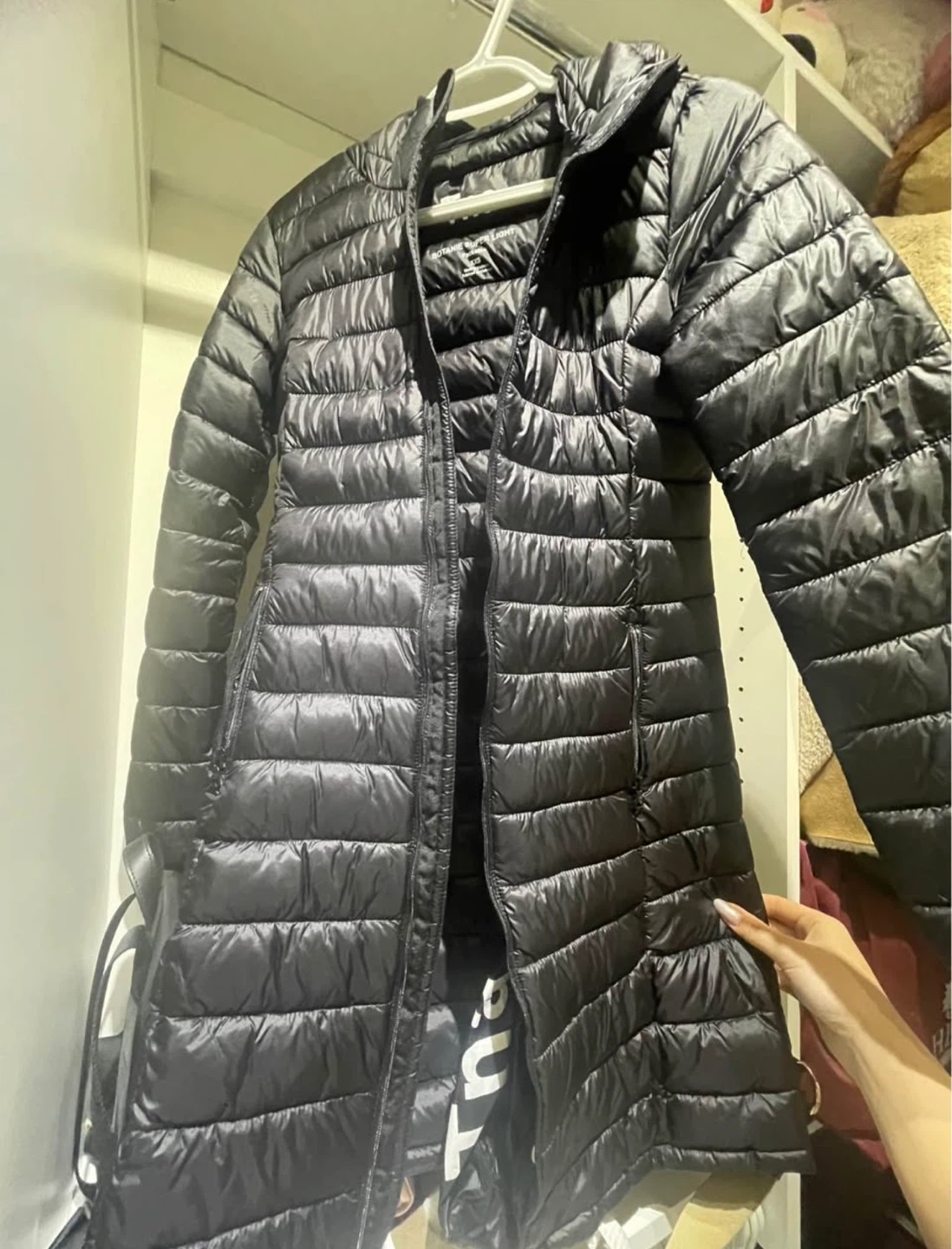 Tna "Botanie Super Light" Packable Down Coat XXS Black