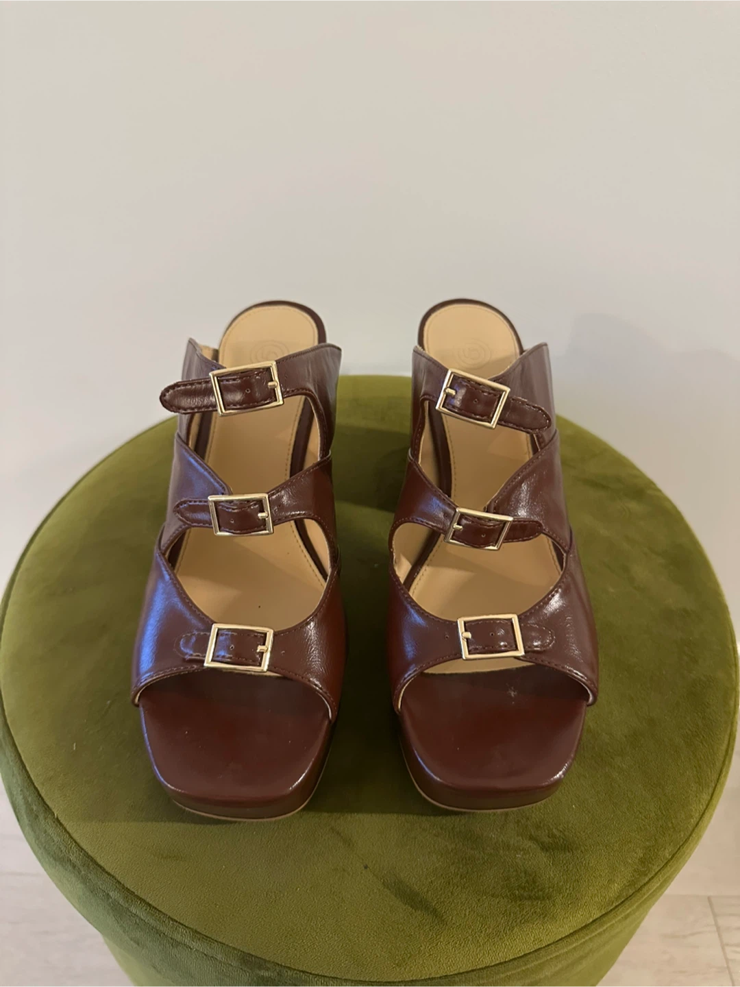 UO Platform Mules with Buckle Detail - photo 3