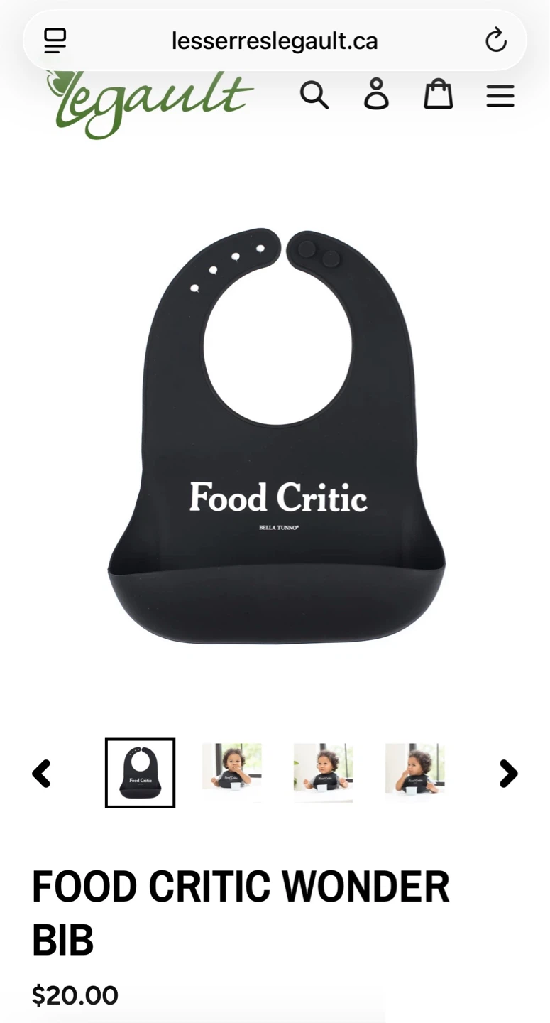 * LAST CHANCE * Bella Tunno Silicone Foodie Bib Lot - photo 2