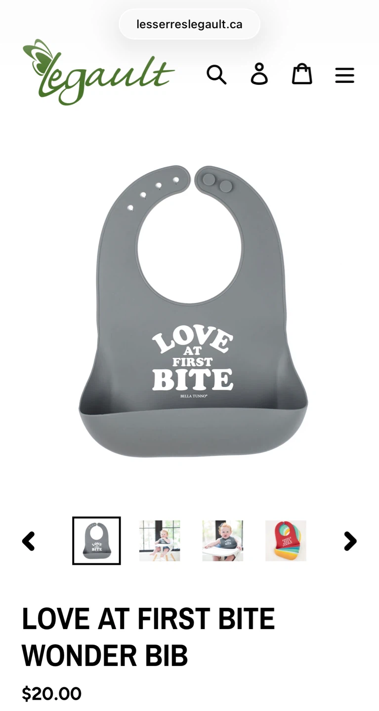 * LAST CHANCE * Bella Tunno Silicone Foodie Bib Lot - photo 3