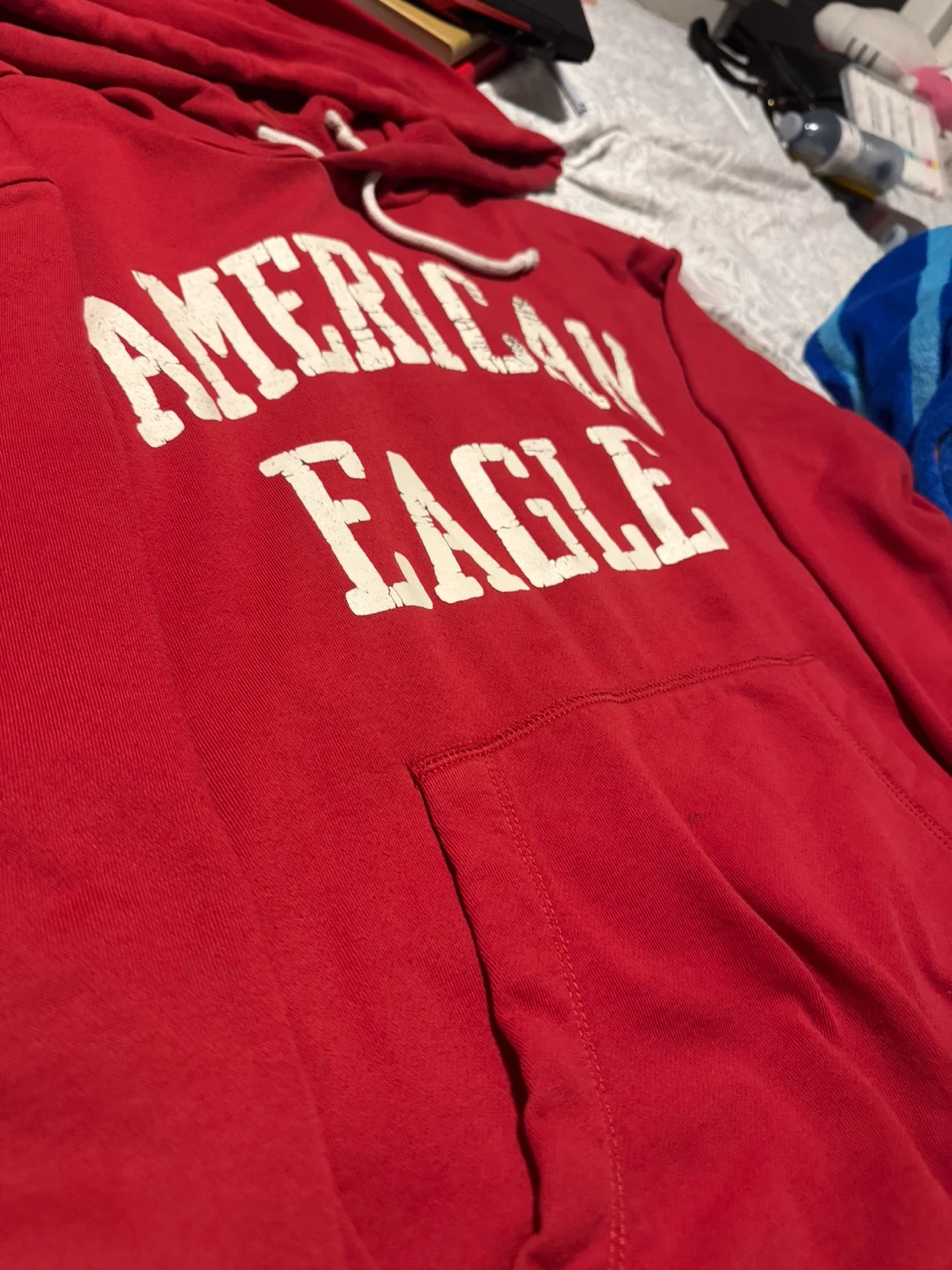 Red American Eagle Hoodie - photo 2