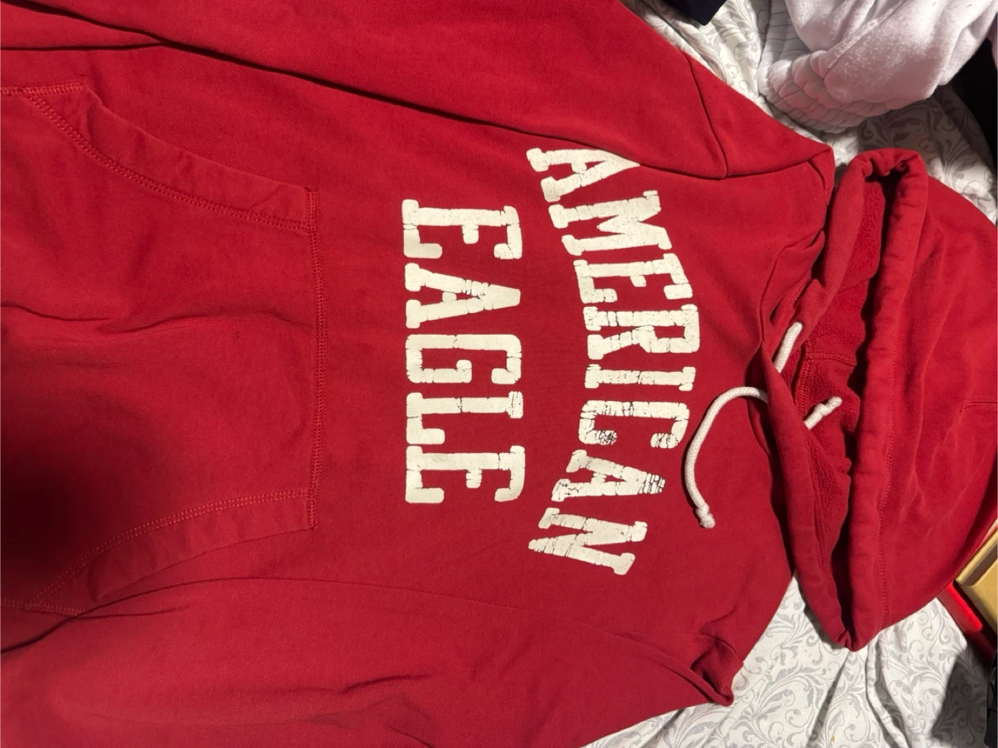 Red American Eagle Hoodie