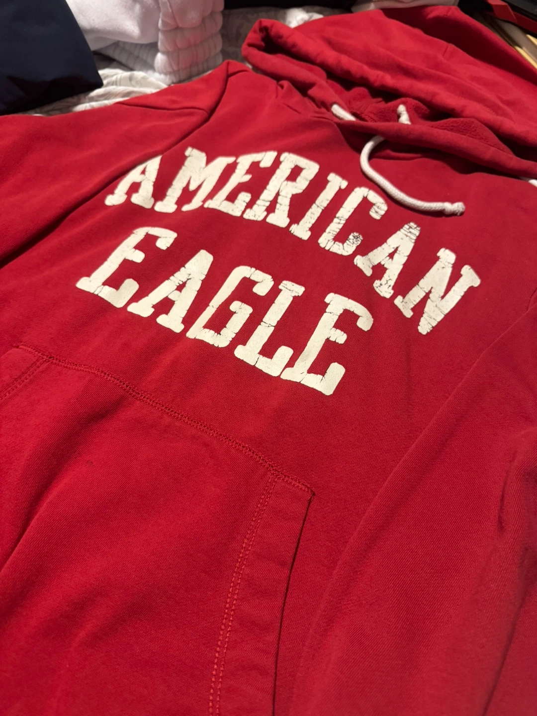 Red American Eagle Hoodie - photo 3