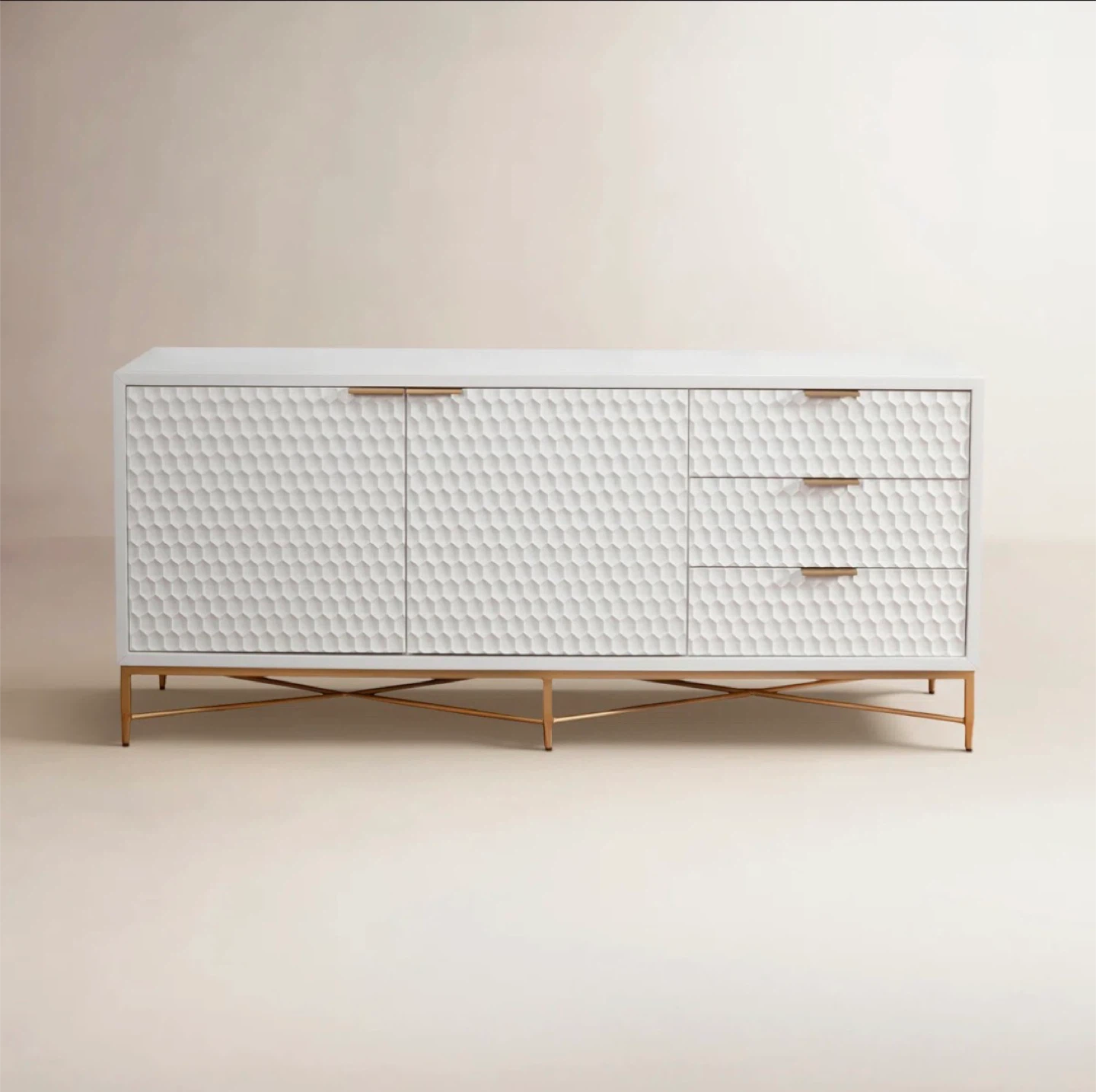 AllModern Capra 64” White Media Console - photo 5