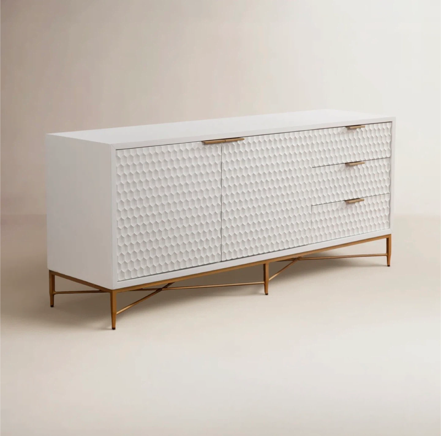 AllModern Capra 64” White Media Console - photo 3