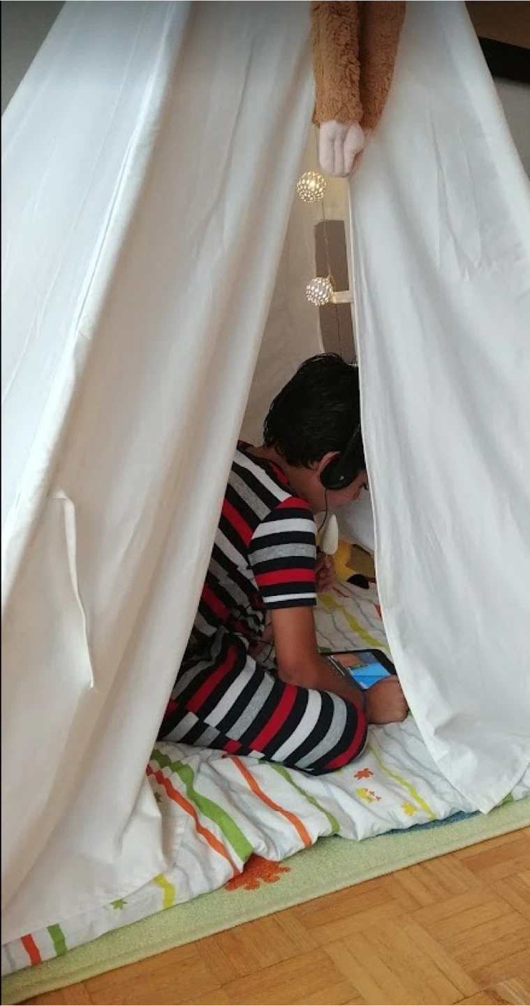 White Children's Teepee Tent - photo 2