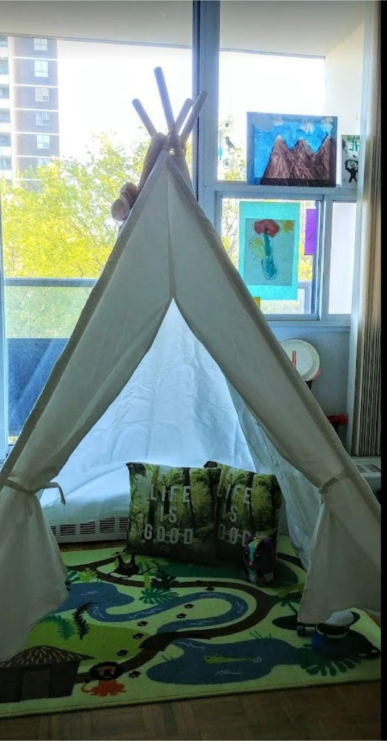 White Children's Teepee Tent - photo 3