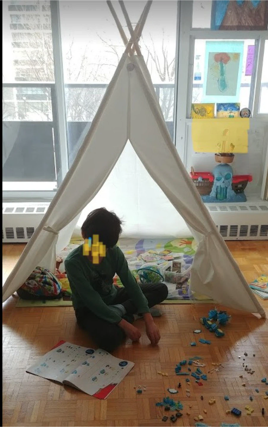 White Children's Teepee Tent