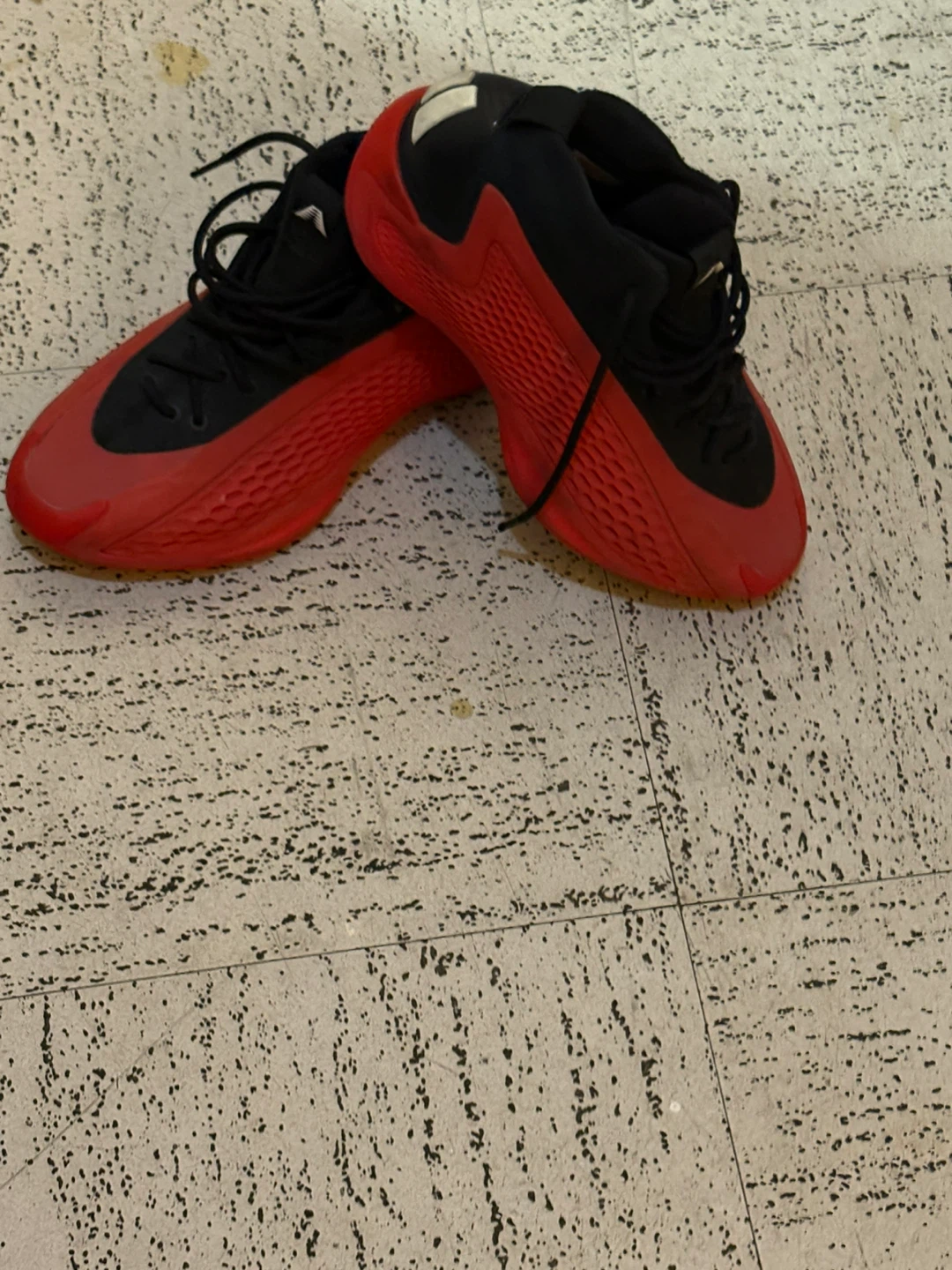 Athletic Shoes - Black & Red