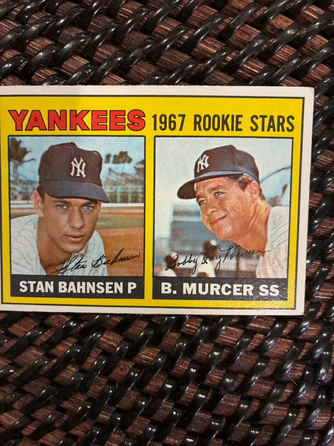 1967 Yankees Rookie Bobby Murcer Card