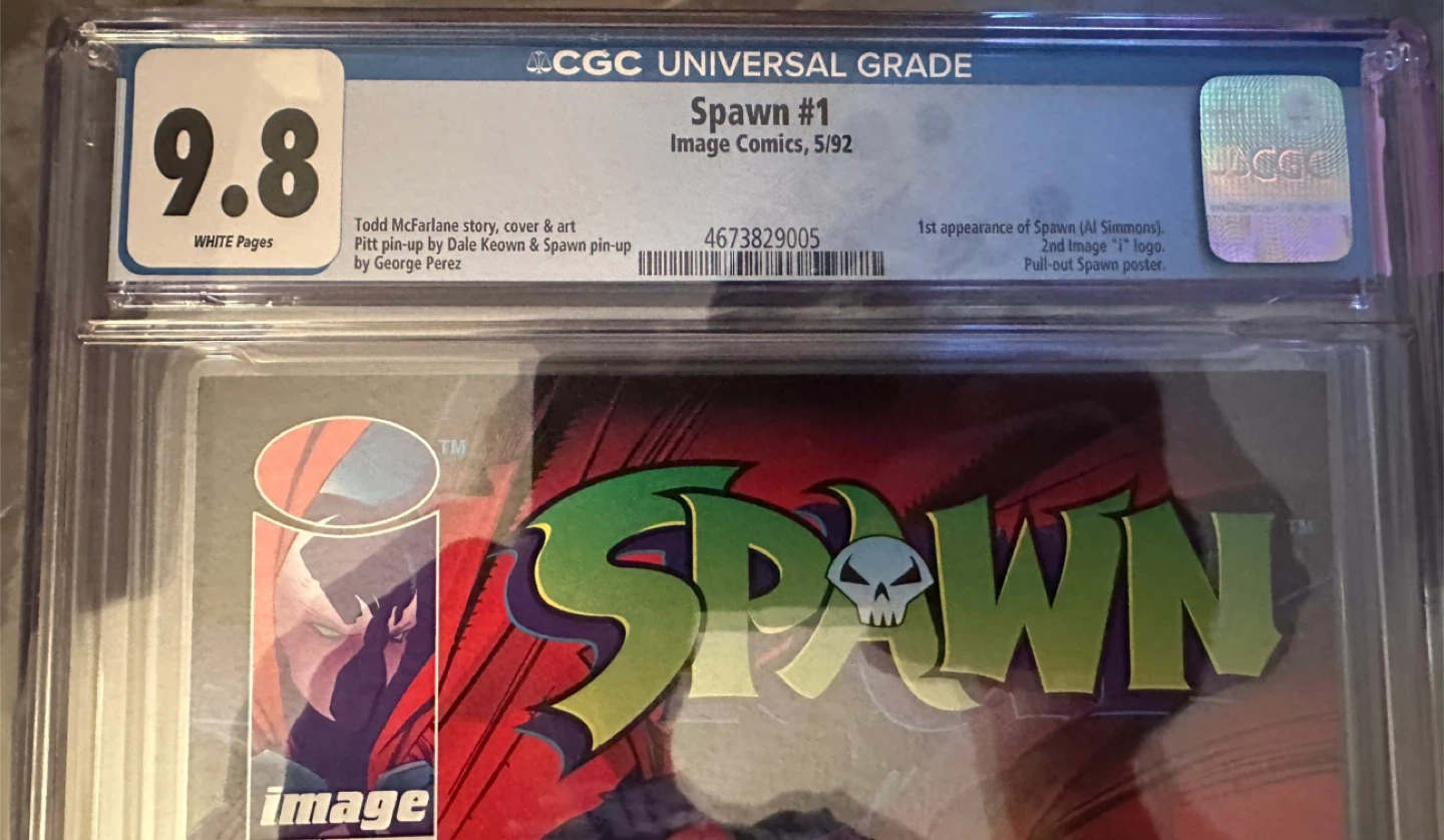 Spawn #1 Comic Book - Image Comics, 5/92 - photo 3