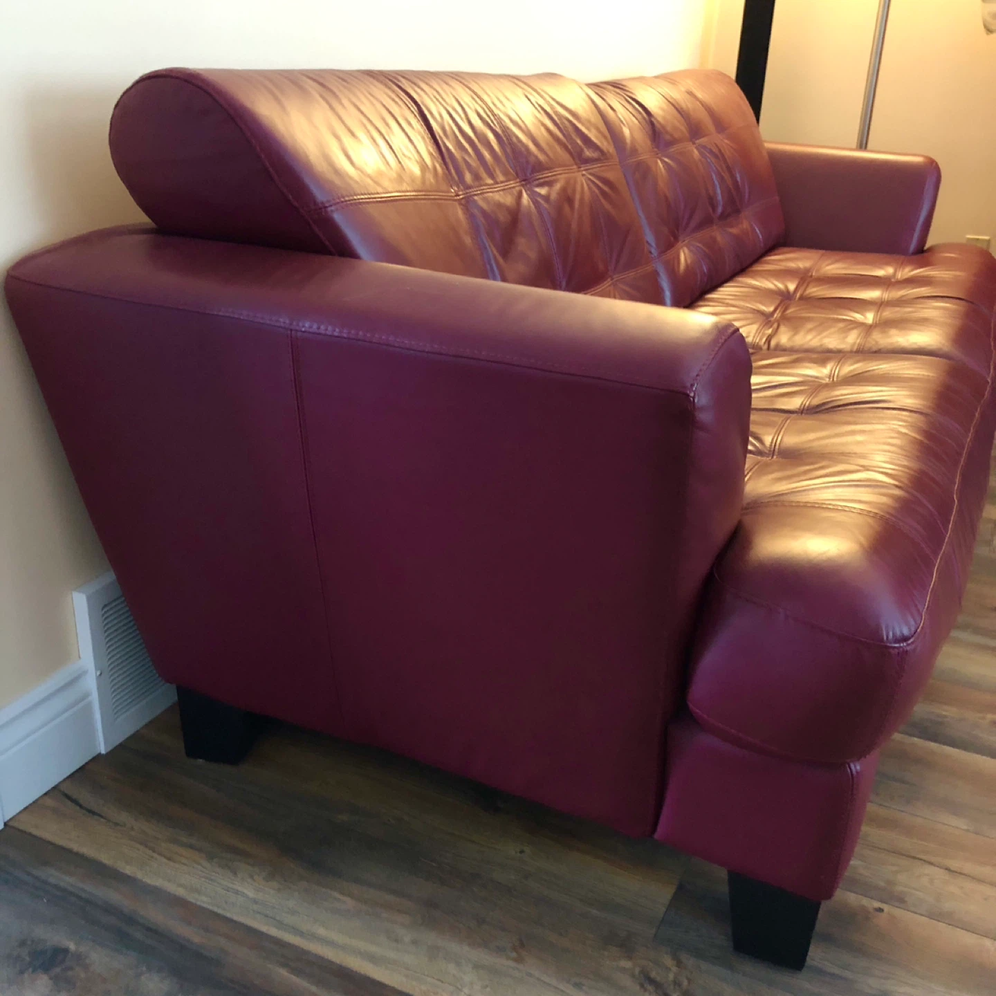 Cindy Crawford designed, Extra large leather couch, 100% leather - photo 4