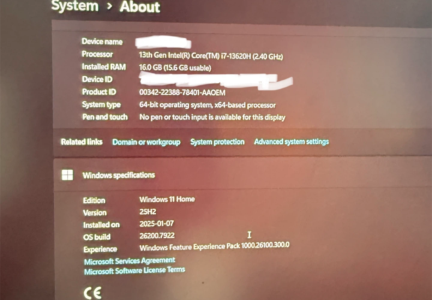 ASUS ROG TUF Gaming Laptop i7-13620H 16GB RAM - photo 4