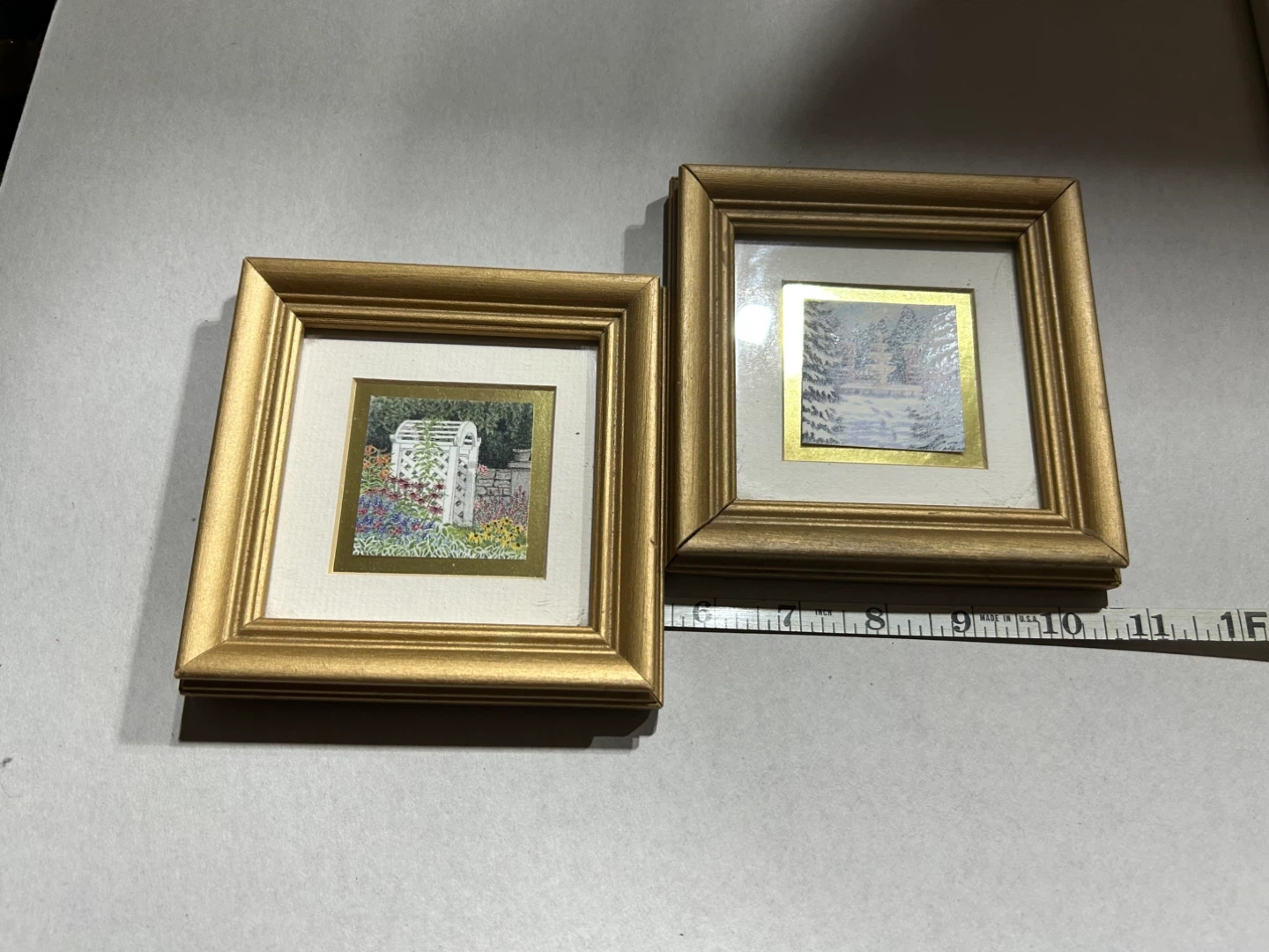 Set of 2 Miniature Framed Art Prints - photo 2