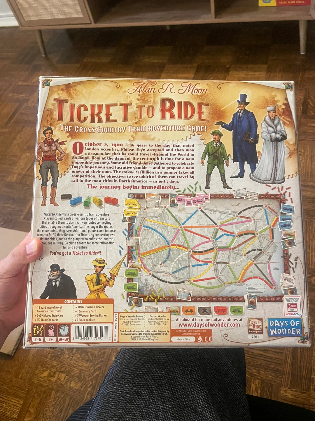 Ticket to Ride: The Cross-Country Train Adventure Game - photo 2