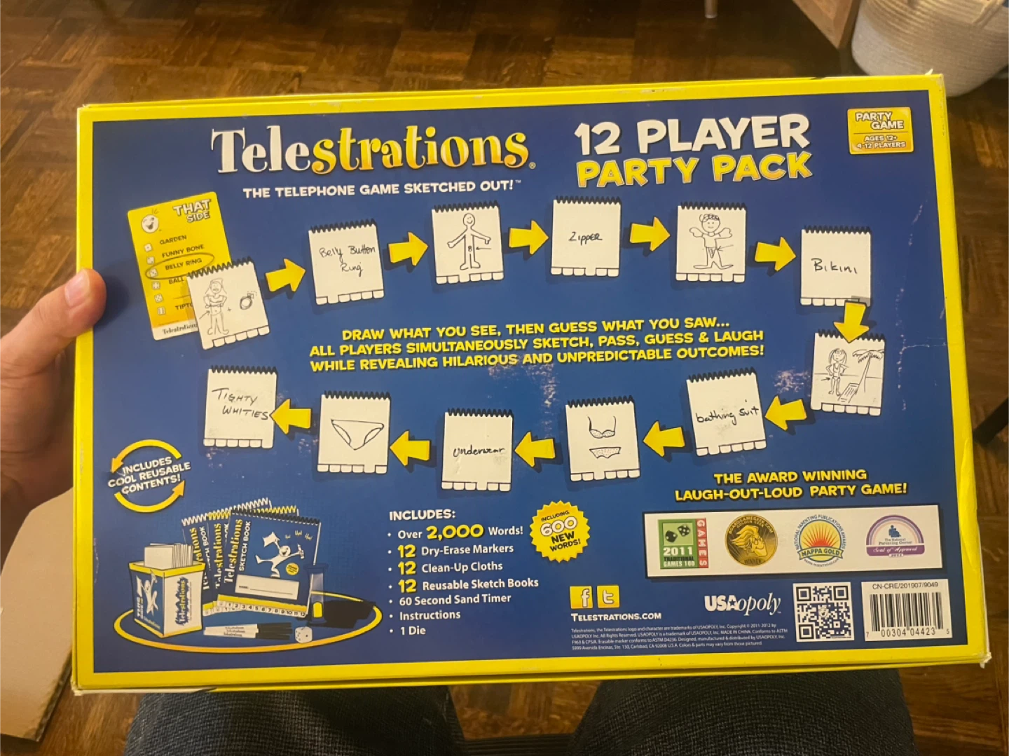 Telestrations 12 Player Party Pack Board Game - photo 2