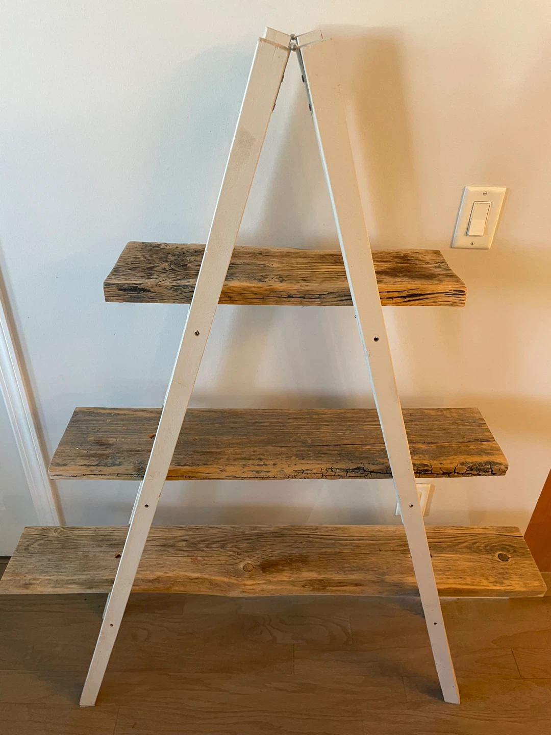 Rustic Wood Plant Stand/Ladder Shelf