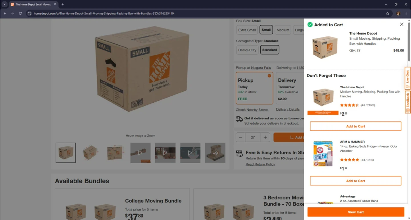 27 Small Moving Boxes with packing material - photo 4