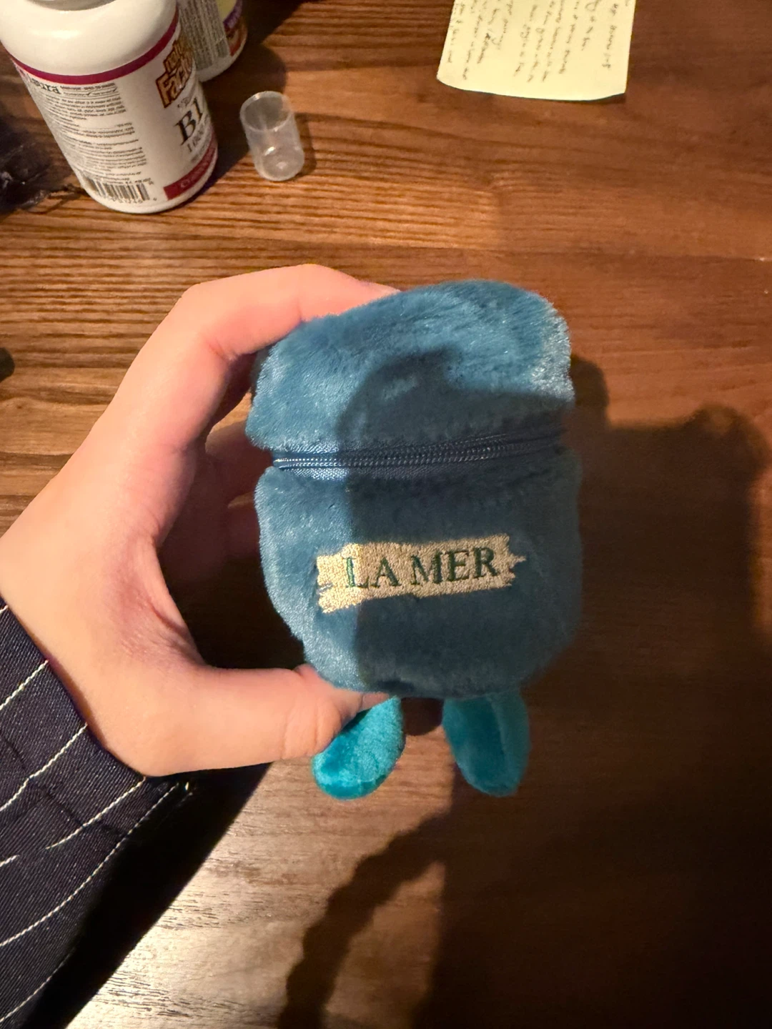 LA MER Plush Pouch Keychain