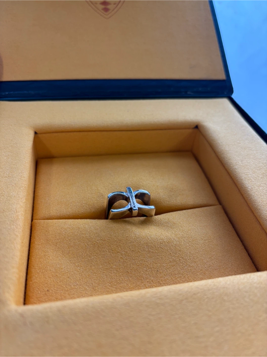 Koenigsegg silver CC ring