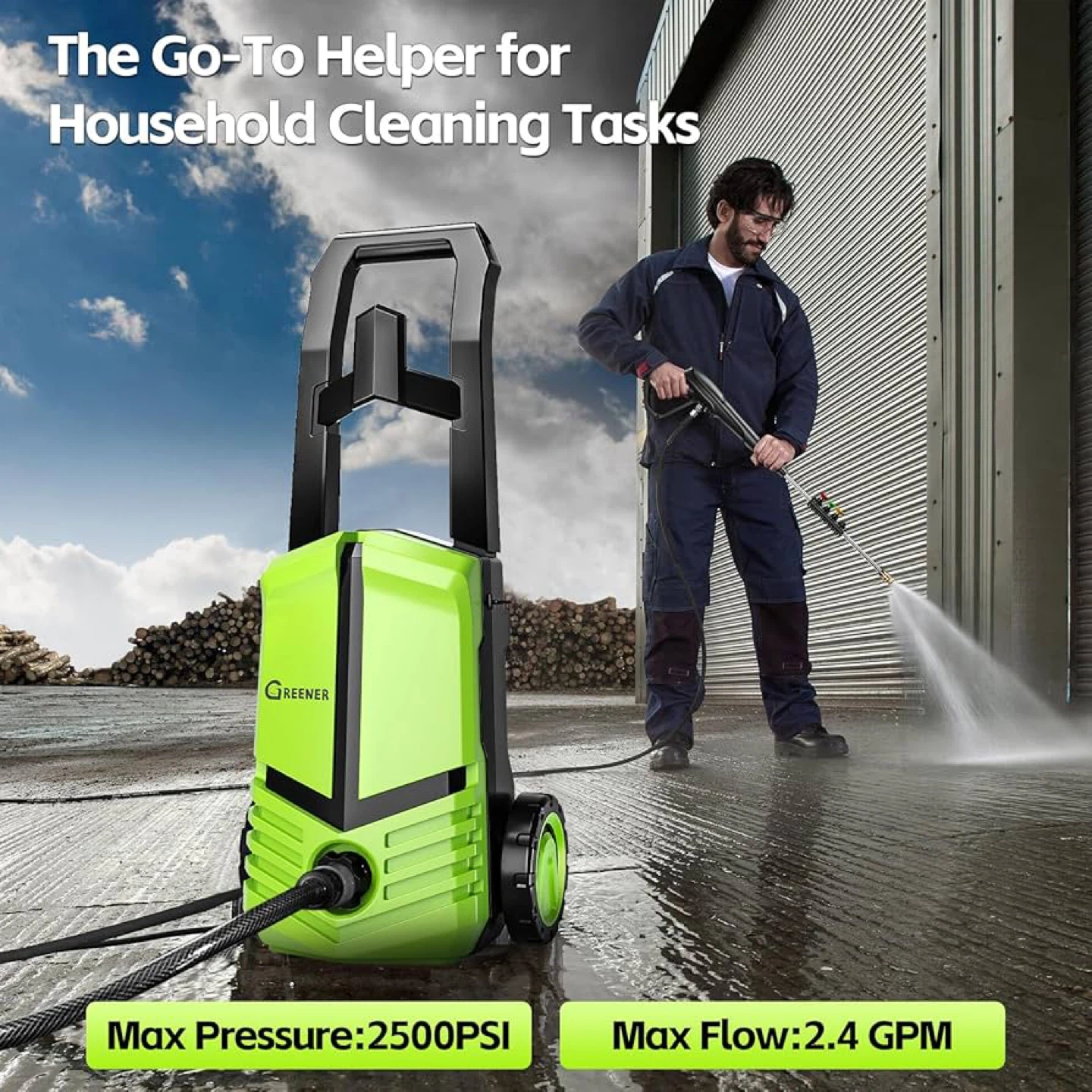 Greener Electric Pressure Washer - photo 2