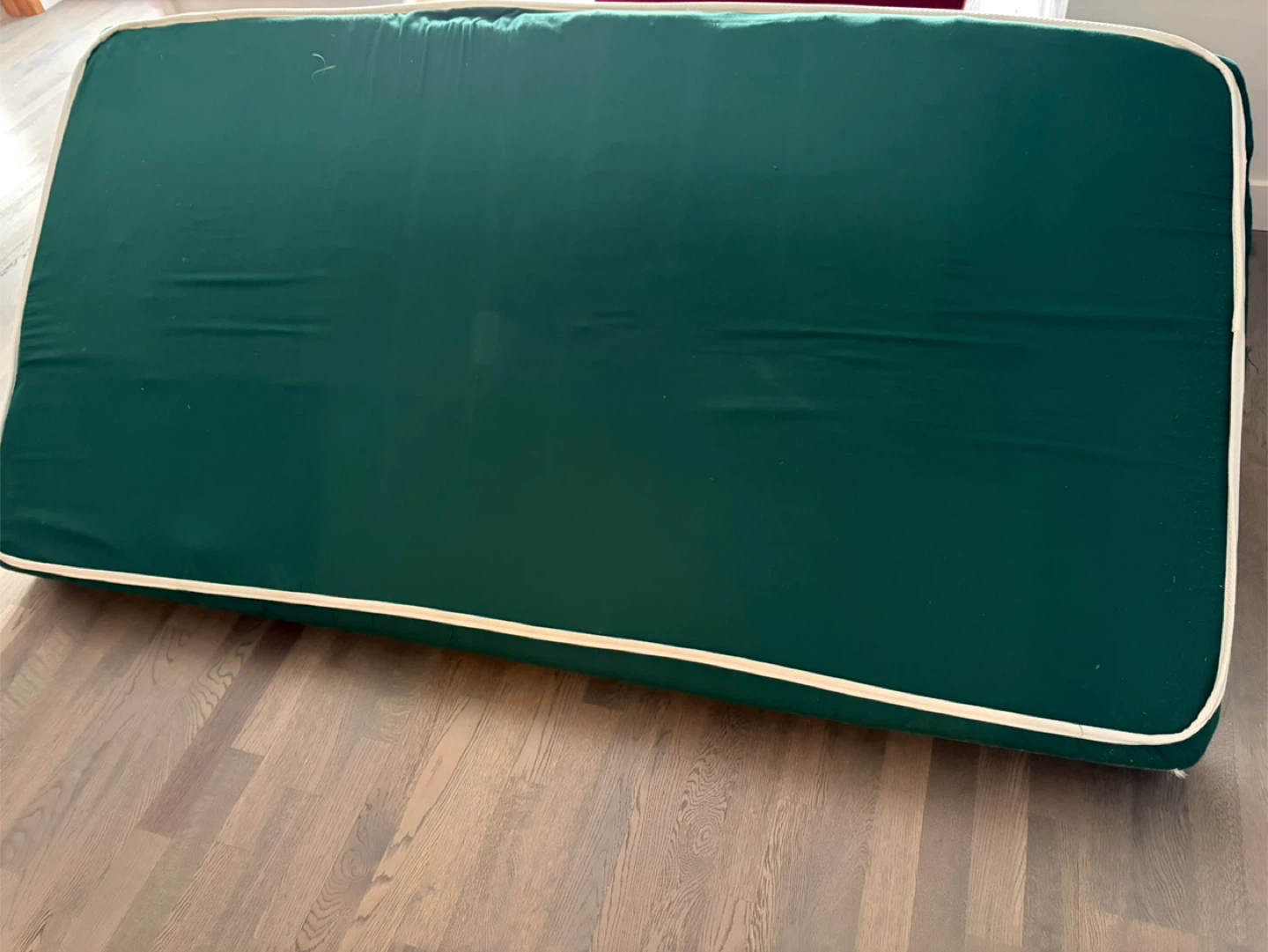 Green Mattress with White Piping - photo 2