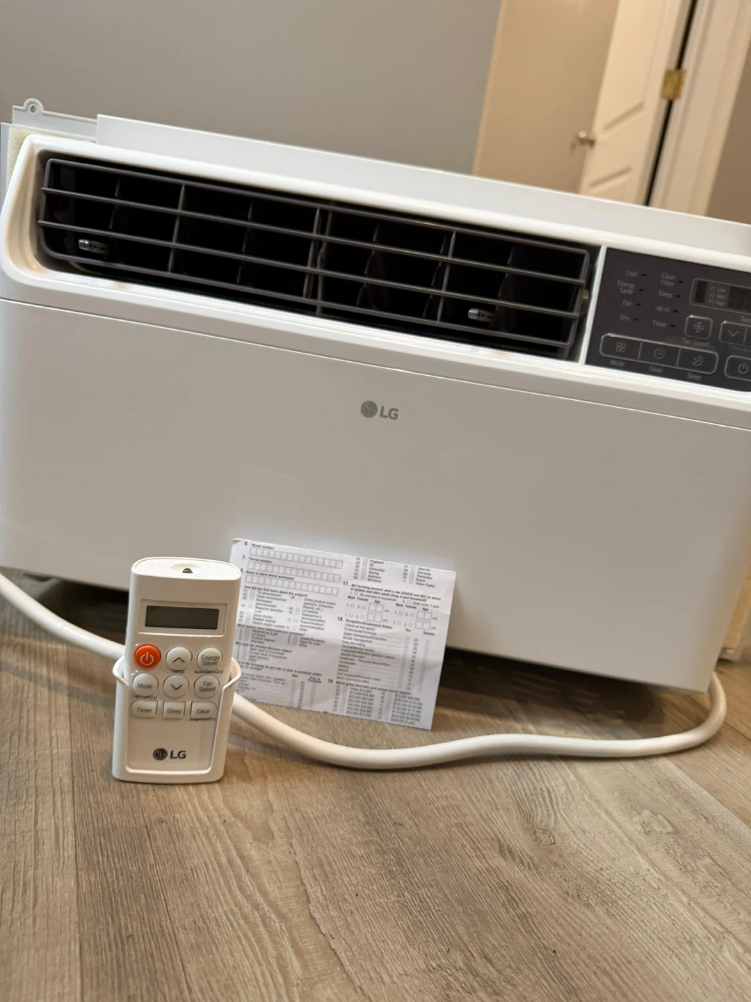 LG Window Air Conditioner with Remote - photo 5