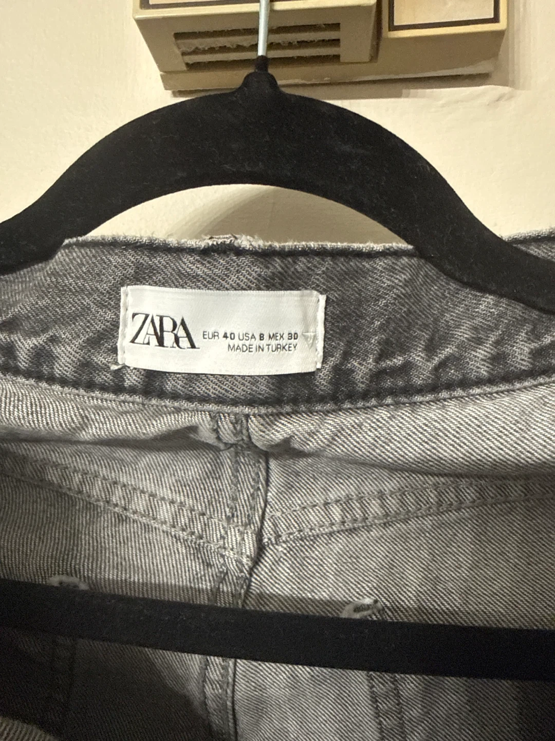 ZARA Women's Grey Denim Jeans - photo 3