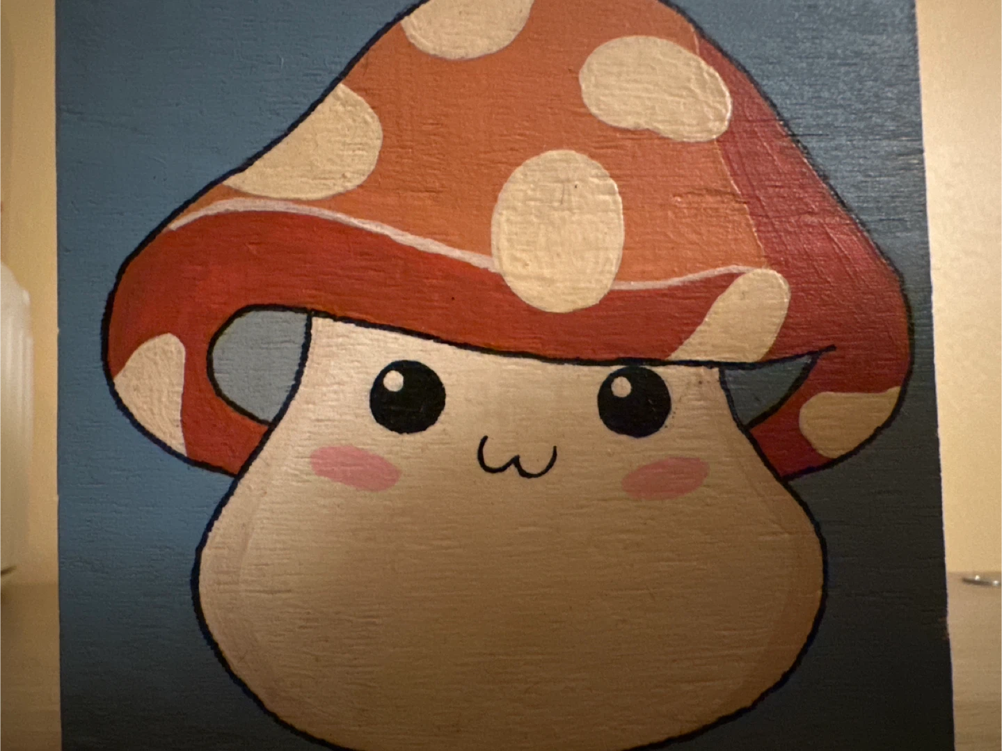 Hand-Painted Mushroom Trinket Box - photo 4