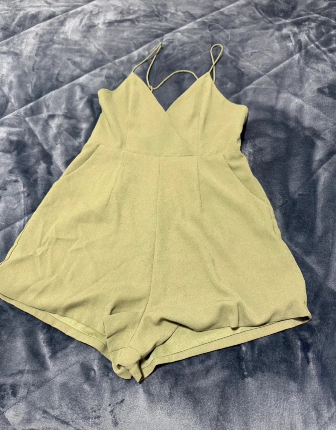 White Fox Romper - Medium