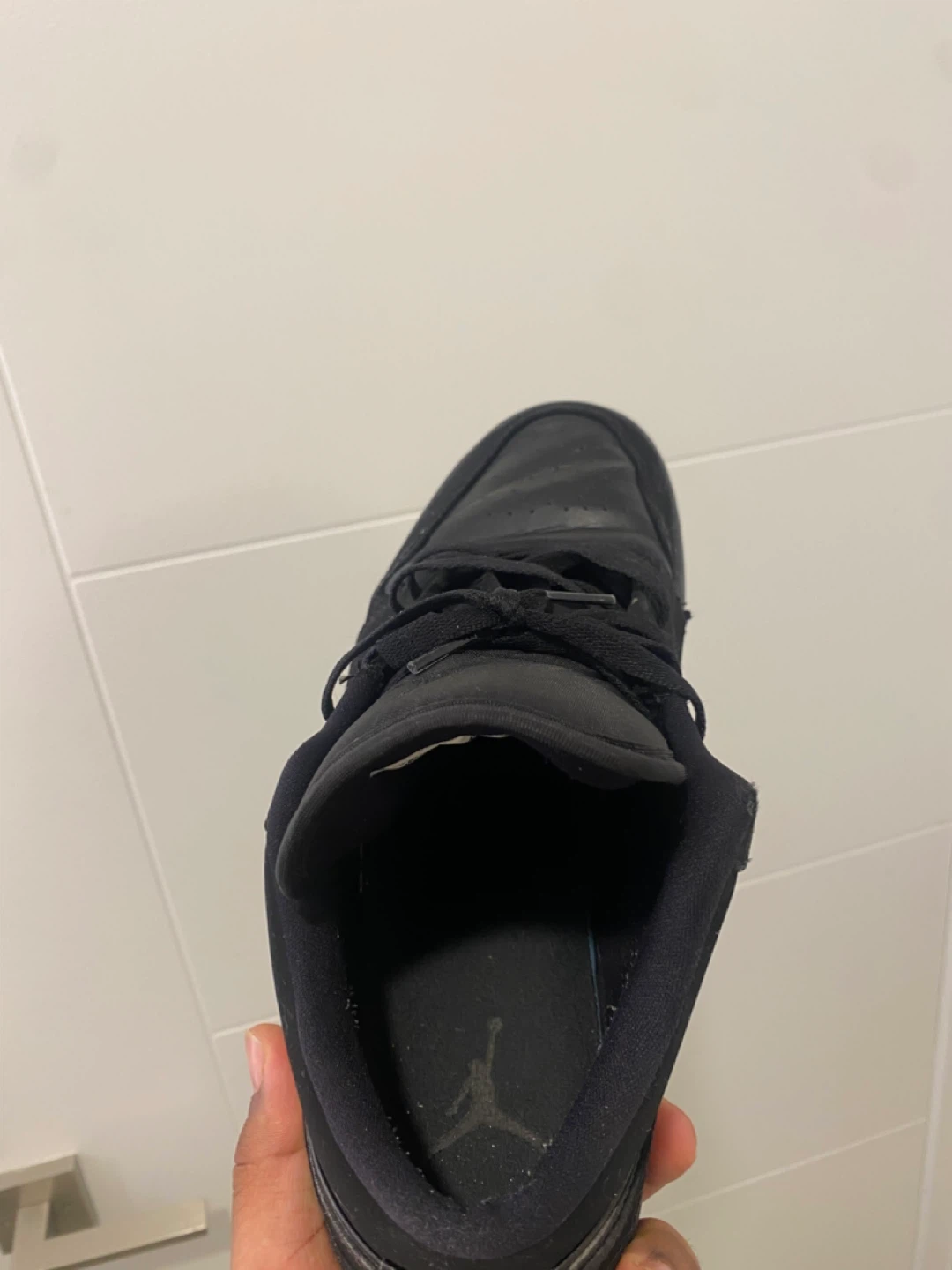 Air Jordan 1 Low Black Sneakers - photo 3