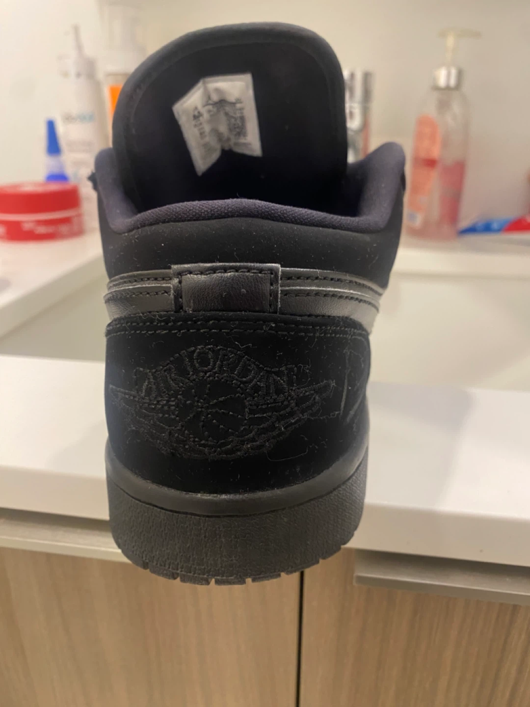 Air Jordan 1 Low Black Sneakers - photo 2