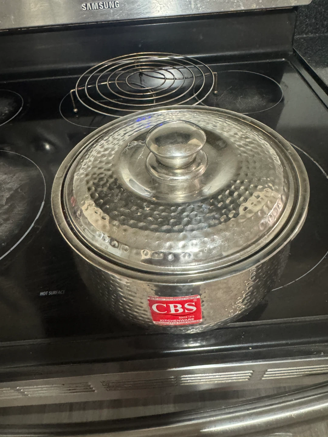 CBS Stainless Steel Pot with Lid