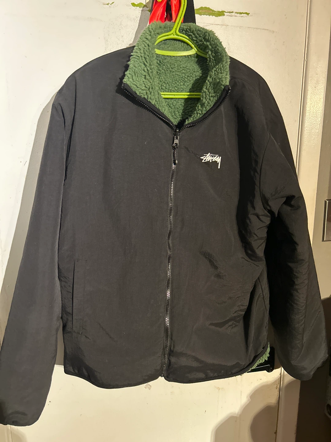 Stüssy 8 Ball Sherpa Jacket - Reversable - photo 3