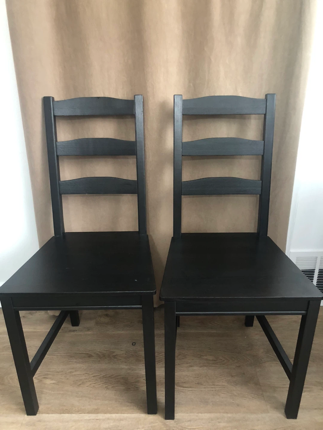 Two Ikea Jokkmokk chairs($20 each)