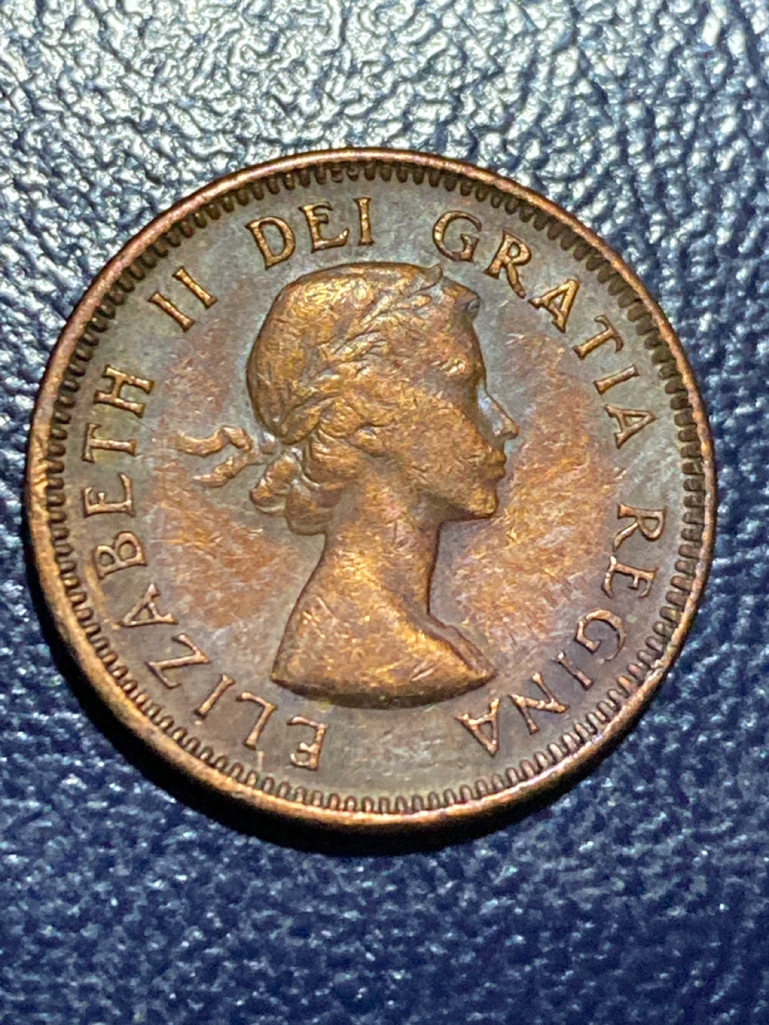 1953 Canadian 1 Cent red Coin