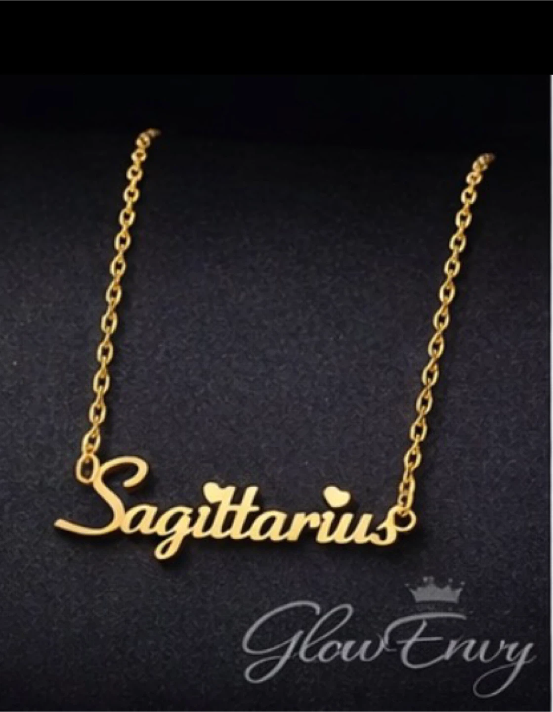 Glow Envy Gold Name Necklace - Angelo