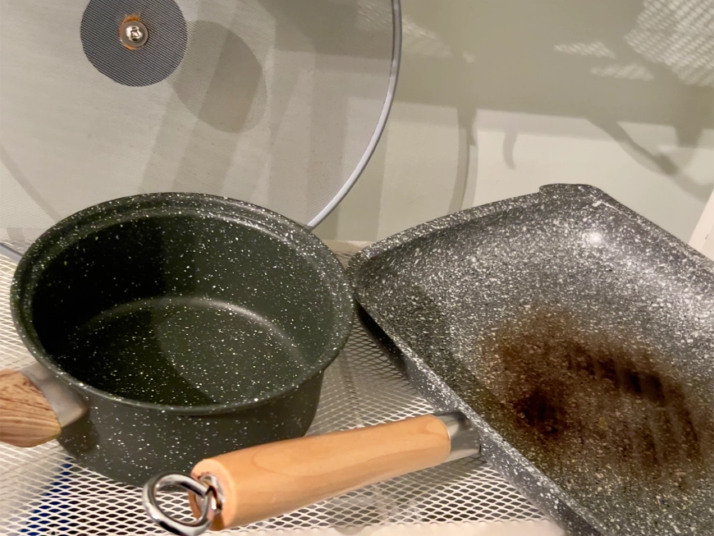 2-piece Cookware Set with Splatter Screen (Used) - photo 3