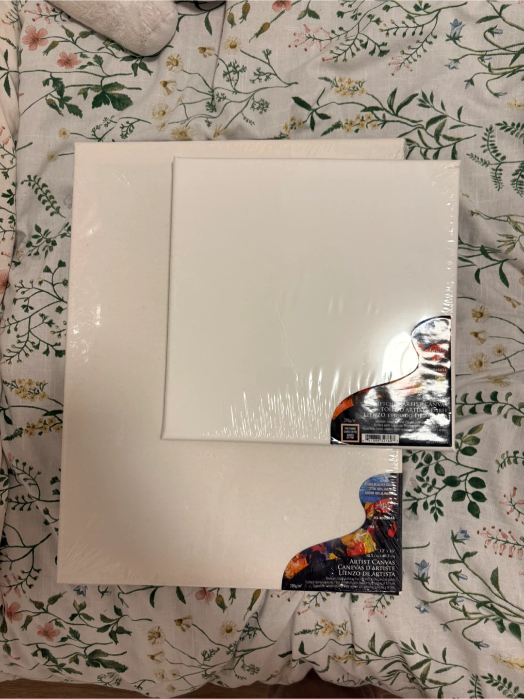 Acrylic paints with canvas - photo 3