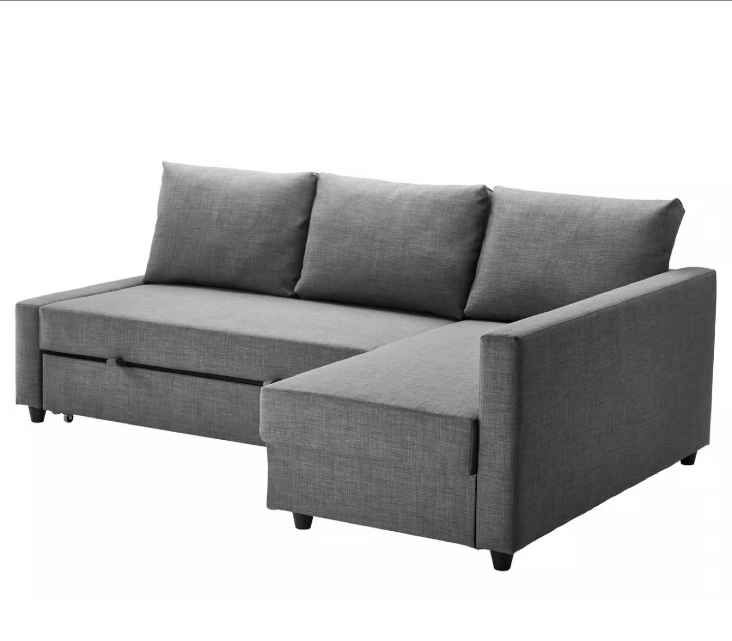 IKEA Modern Grey Sectional Sofa cum bed– Excellent Condition - photo 2