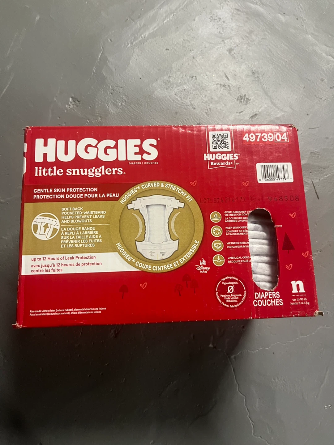 Huggies Diapers, Newborn n Size, 84 Count, Unopene - photo 4