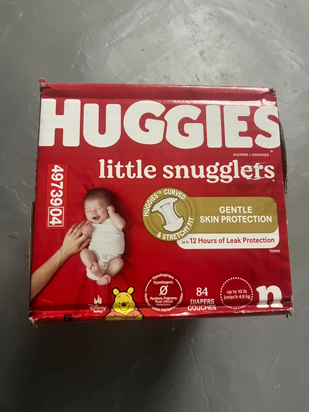 Huggies Diapers, Newborn n Size, 84 Count, Unopene - photo 2