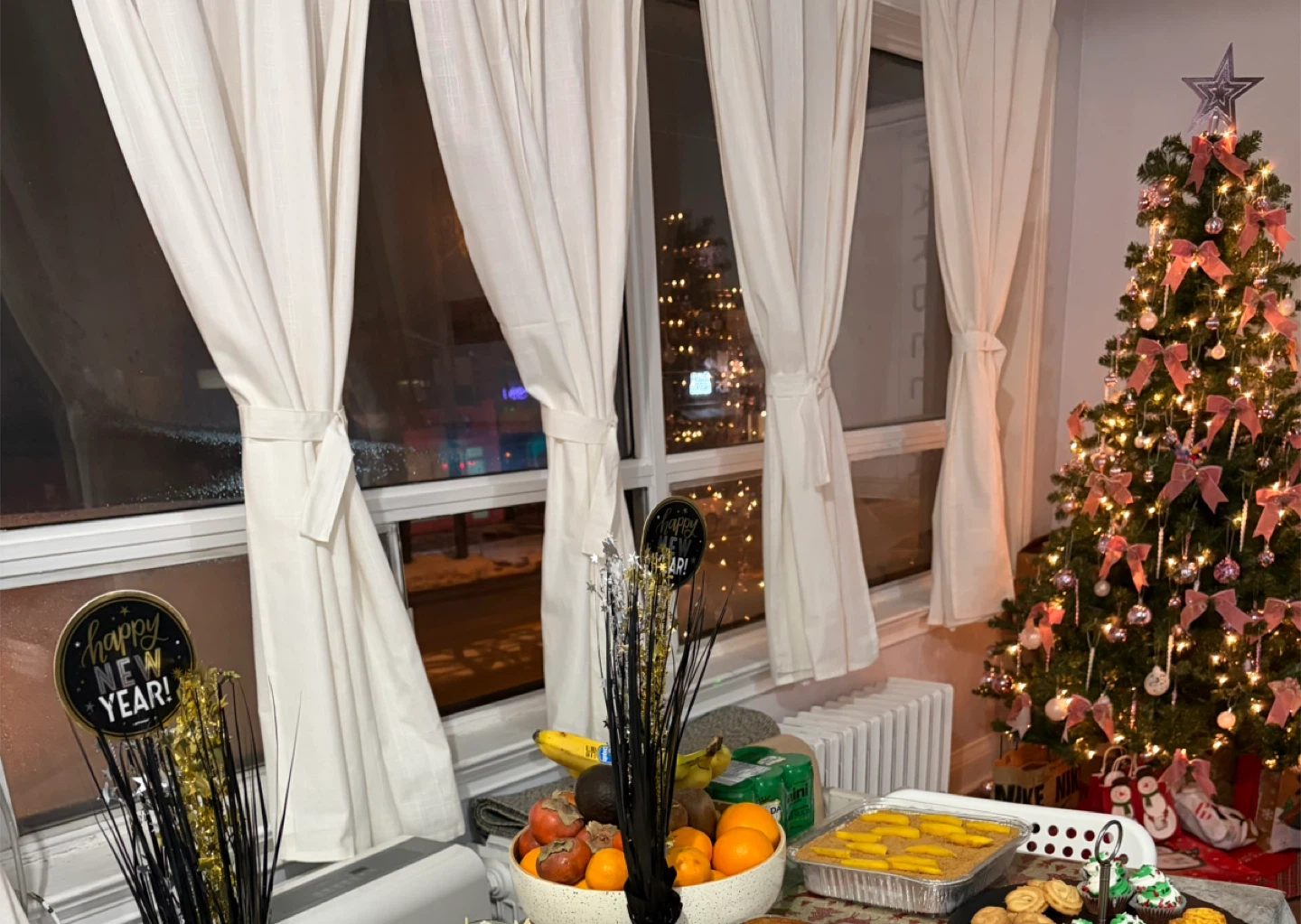 IKEA RITVA Curtains with Tie-backs - White, 3 Pair - photo 3