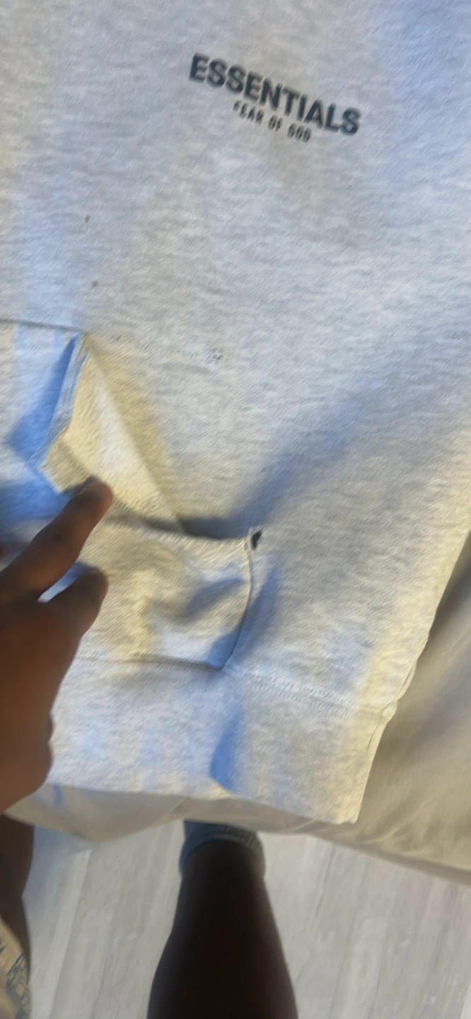 ESSENTIALS Fear of God Grey Hoodie - photo 2