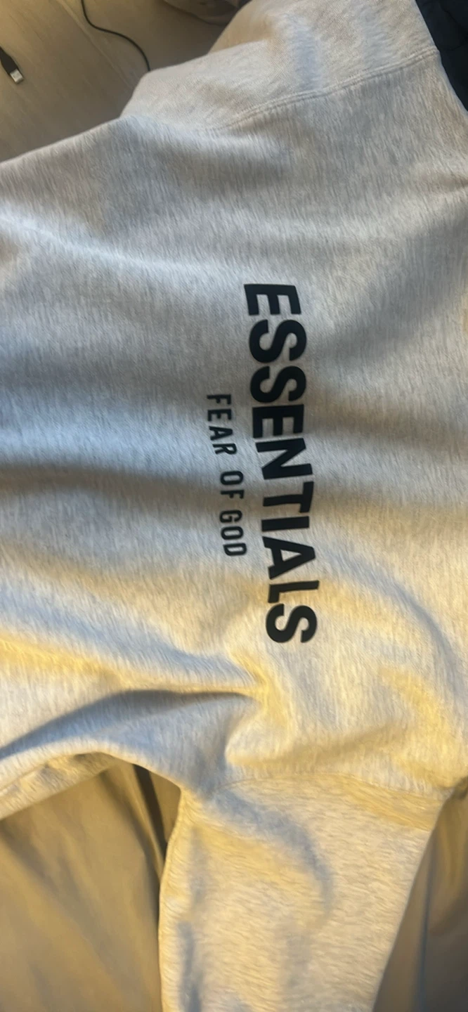 ESSENTIALS Fear of God Grey Hoodie - photo 4